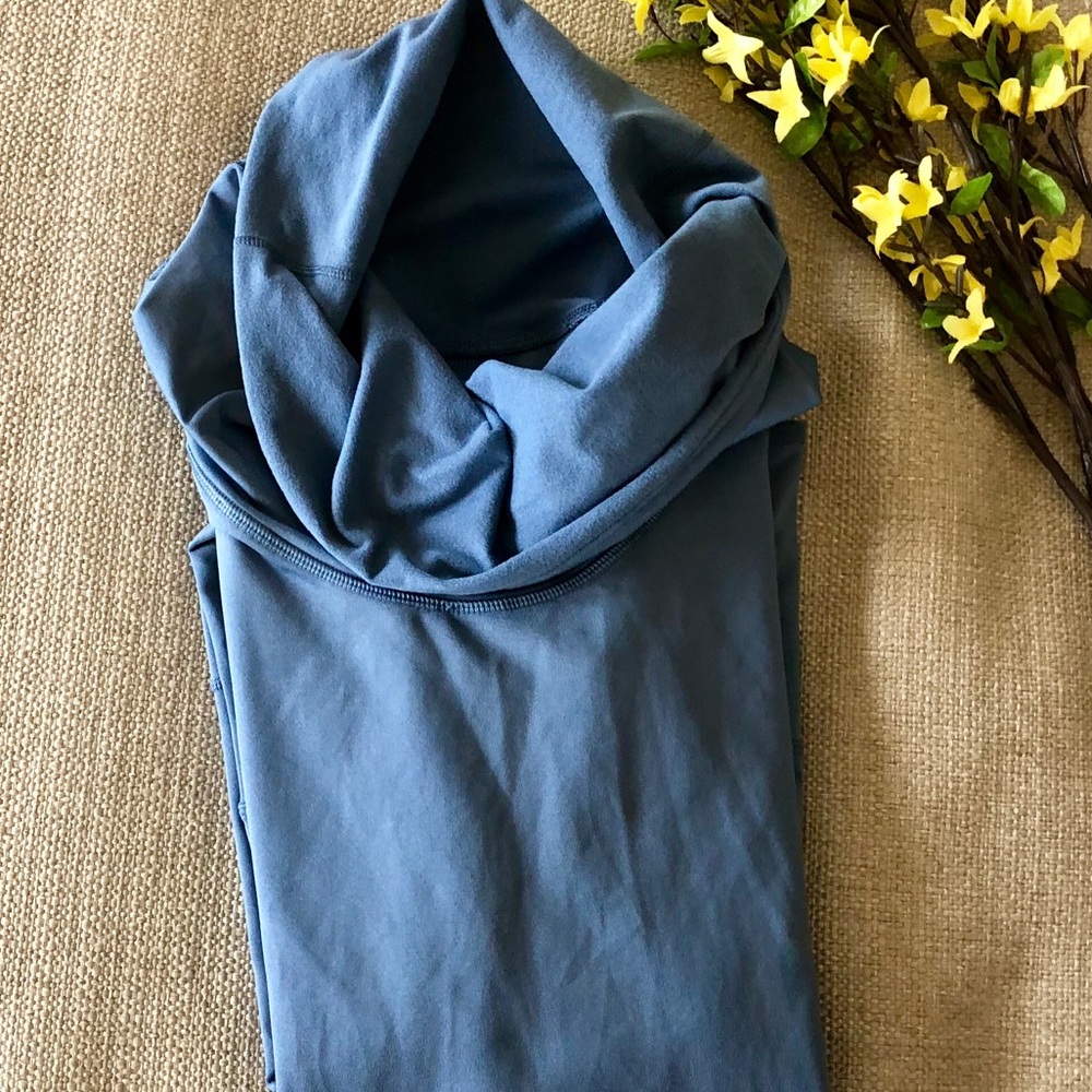 Reebok Cowl Neck Light Blue Sweatshirt